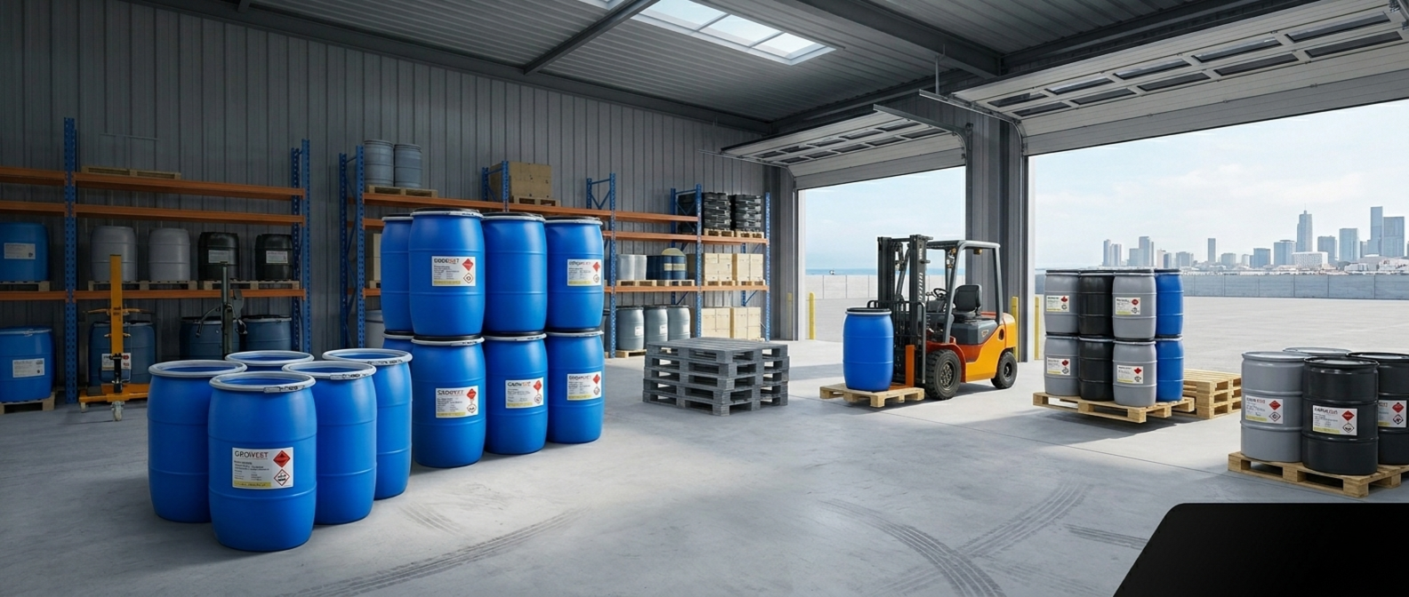Plastic barrels and drums